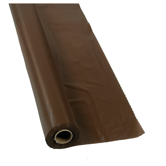 Chocolate Tablecloth Roll (40 X 100') - Party Supplies - 1 Piece