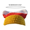 thumbnail image 3 of Girls Knit Hat Easter Photo Prop Cute Ear Hat Costume Y2K-style Cool Knitted Hat Easter Ear Decorations, 3 of 9