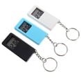 thumbnail image 3 of 3pcs Small Digital Pocket Watches with Keychain Portable Hanging Watches, 3 of 8