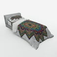 thumbnail image 3 of Ambesonne Mandala Bedding Set 4 Pcs, Floral Leaves Details Art, Queen, Multicolor, 3 of 3