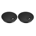 thumbnail image 1 of Uxcell 3-1/8 pulgadas Cubierta de Agujero de Cable Grommet de Escritorio para Organizador de Cables Aleación de Zinc Negro 2pcs, 1 of 4