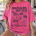 thumbnail image 2 of Back To School Shirt, Dinosaurs Didn’t Read Teacher Shirt, Funny Reading Classroom Tee, Librarian Book Lover Gift, First Day Of School Gift, 2 of 10