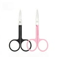 thumbnail image 2 of Stainless steel elbow small beauty scissors skin scissors nose hair scissors needle thread scissors fishing scissors double eyelid stickers scissors eyebrow scissors-Semi-Pink, 2 of 3