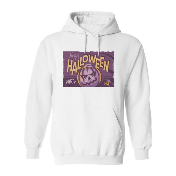 Halloween Party Design Hoodie Men -Image by Shutterstock, Male Medium