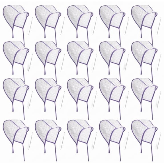 Adults Hair Coloring Tool, Disposable Highlighting Caps, 20 Count Salon Accessory