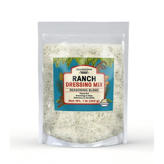 Unpretentious Ranch Dressing Mix, 1 lb, Dips & Dressings, Powder Mix, Seasoning Blend