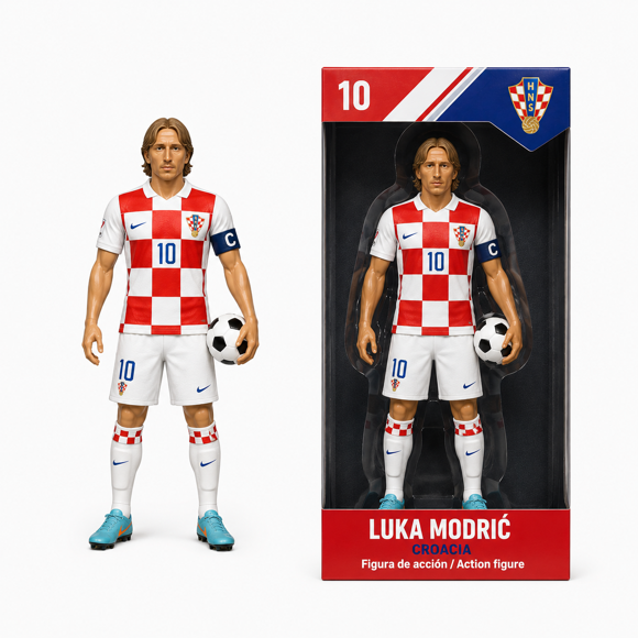 Figura de Acción Luka Modric Croacia 25 cm Coleccionable Futbolista