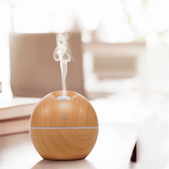 Difusor Humidificador Usb Luces Clores Aromaterapia ocre Big Room 035A