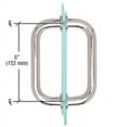 thumbnail image 5 of CRL SDPR6CH Polished Chrome 6" Tubular Back-to-Back 3/4" Diameter Shower Door Pull Handles, 5 of 5
