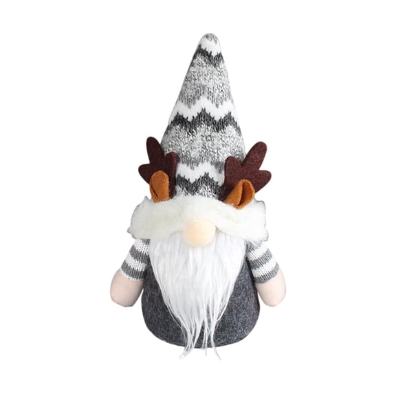 Christmas Gnome Plush Ornament, Cute Santa Figurine with Red/White Design, Great Holiday Gift & Festive Home Decor