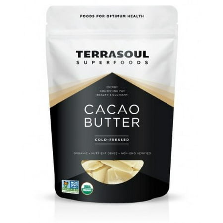 Terrasoul Superfoods Organic Cacao Butter, 6.0 Oz