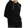 thumbnail image 3 of aidice Sweatshirt Hoodie for Women Long Sleeve Stretch Casual Fitted Pullover Tops with Pocket, 3 of 7