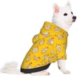 thumbnail image 2 of Fotbe Funny Chicken Sudadera con Estampado para Perros Pequeños – Suéter con Capucha para Mascotas, Tela Suave de Forro Polar con Bolsillo-X-Large, 2 of 7