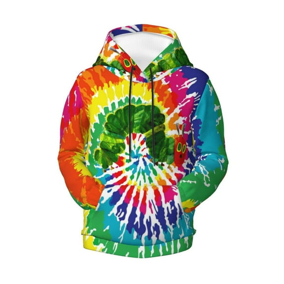 Boys Girls Hungry Caterpilla Pullover Hoodies 3D Print Novelty Colorful Kids Hoodie Sweatshirts with Pocket