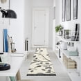 thumbnail image 4 of Yayeee Runner Rug for Bedroom 2'x6' Machine Washable Hallway Non Slip Mat, Leaves Pattern, 4 of 8