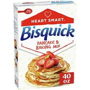 Betty Crocker Heart Smart Bisquick Pancake and Baking Mix, Low-fat & Cholesterol-free, 40 oz.