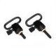 thumbnail image 1 of 40pcs 1 pulgada QD Swivel Stud Strap Hebilla Kit Quick Desmontable Gun Sling Ring, 1 of 5