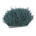 thumbnail image 3 of JUNWELL 1 Yard Dyed Ostrich Feather Fringe Trim Ribbon Embellishment Cream, 3 of 8
