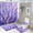 color-4, variant on Lavender (22) Shower Curtain Waterproof Bathroom Curtain Anti-slip Bath Mat Set Toilet Rugs Carpet