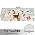 thumbnail image 5 of Kitchen Rugs Sets Of 2,Multicolor Christmas Deer Pattern Anti Fatigue Kitchen Mat Rugs Non Slip Washable,Decorative Kitchen Floor Mats for Kitchen,Sink,Laundry,17"X47", 5 of 5
