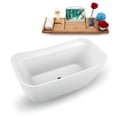 thumbnail image 6 of 59" Streamline N1720BL Freestanding Tub and Tray with Internal Drain, 6 of 7