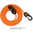 thumbnail image 3 of TOPINCN Elastic Paddle Leash,189cm Elastic String Boating Kayak Paddle Safety Rod Leash with Carabiner for Paddling, Nylon Paddle Leash, 3 of 8