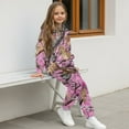 thumbnail image 4 of Uorisanigo Girls Boys Sweatsuit Set - Oversized Long Sleeve Hoodie & Sweatpants Fall Winter Outfits 2PCS Set Pink Hunting Camouflage Forest Pullover Sweatshirt Pants for Kids, 4 of 7