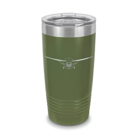 

205 206 207 Tumbler 20 oz - Laser Engraved w/ Clear Lid - Polar Camel - Stainless Steel - Vacuum Insulated - Double Walled - Travel Mug - airliner