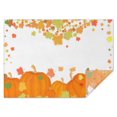 thumbnail image 1 of Thanksgiving Day Table Cloth Waterproof Spillproof Tablecolths Table Covers Fall Maple Leaves Pumpkins Sunflower Table Cover for Fall Birthday Wedding Graduation Rectangle,60x84inch, 1 of 5