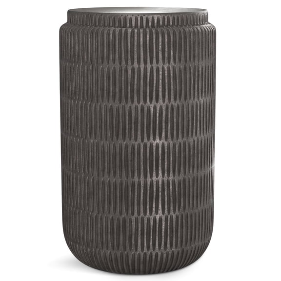 Simpli Home Juno Modern Industrial 15" Wide Metal Side Table in Graphite &Fully Assembled