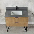 thumbnail image 3 of Helios 36" Single Wood Bathroom Vanity Set in Beige without Mirror, 3 of 8