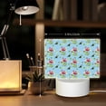 thumbnail image 6 of Cauagu Flamingos And Tropical Plants for Rectangle Acrylic Night Light - Acrylic Modern Bedside Light with LED Light Lamp Base - Decorative Night Lamp for Restaurant Bar Cafe Shop, 6 of 9