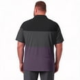 thumbnail image 6 of Big and Tall Polo Shirts for Men Breathable Performance Men Polo Shirts Business Casual Pique Golf Shirt Color Block Summer Classis Relaxed Fit Short Sleeve Golf Shirts Purple 2XL, 6 of 6