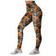 thumbnail image 5 of mgoYE Halloween Pajamas Women Pants Printed Casual Holiday Tights Elastic Waist Workout Jogger Yoga Pant Size S, 5 of 7