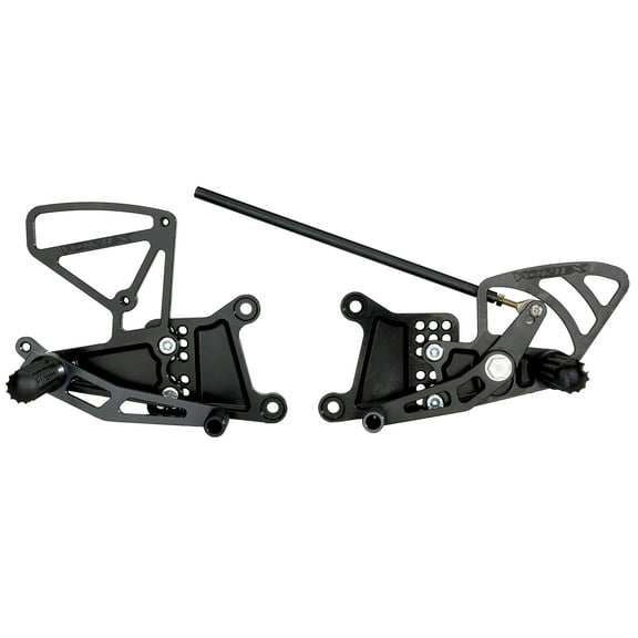 Vortex Original Black Rearsets for '99-05 Yamaha YZF-R6 (RS602K)