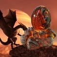 thumbnail image 4 of Powerful Magma Dragon Hatching From Transparent Egg - Practical Resin Dragon Egg Ornament For Desktop Decor - Perfect Collection For Dragon Fantasy Lovers! Great Gift Option, 4 of 5