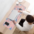 thumbnail image 3 of Long Mouse Pads for Desk,Pink Cartoon Dinosaurs Eggs Pattern Desk Mats on Top Of Desks, Desk Mouse Pad Extra Large with 3mm Non-Slip Base and Stitched Edge for Gaming,Office,Work,Home 31.5"x11.8", 3 of 6
