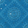 thumbnail image 3 of DK Homewares Ethnic Decorative Couch Throw Pillow Covers 16x16 Inch Cotton Embroidered Mirrored Boho Square Toss Cushion Covers (Size - 40x40 cm ; Color: Turquoise ) - Set of 2 Pcs (Cover Only), 3 of 4