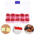 thumbnail image 2 of 600 Pcs Épingles à Carte Rondes Rouges pour Affiches et Cartes Tableau d'Affichage Bureau École et Maison avec Boîte de Rangement, 2 of 5
