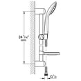 thumbnail image 4 of Grohe 27 266 Euphoria Hand Shower Set - Chrome, 4 of 4