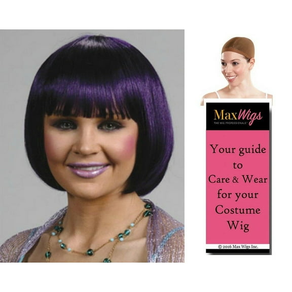 Cheerleader Short Pageboy color AUBURN - Enigma Wigs Anime Cosplay China Doll Gina Straight Bangs Women Bundle with Cap, MaxWigs Costume Wig Care Guide