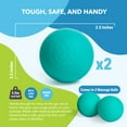 thumbnail image 5 of RAD Recovery Rounds - Soft Deep Tissue Yoga Massage Ball Set of 2 – Myofascial Release for feet, back, neck, legs, arms, trigger point, 5 of 5