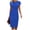 Blue, variant on Qiopertar Plus Size Sleeveless Round Neck Dress for Women Casual Solid Color Knee Length A-Line Comfy Relaxed Fashion Tunic Dress, Brown S