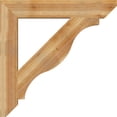 thumbnail image 3 of Ekena Millwork 6"W x 40"D x 40"H Funston Slat Rough Sawn Bracket, Western Red Cedar, 3 of 4