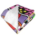 thumbnail image 3 of Manta de Las Chicas Superpoderosas, manta ligera, manta cálida para aire acondicionado, sofá, ropa de cama, decoración para sala de estar, regalos de fiesta, 3 of 8