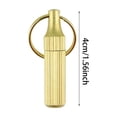 thumbnail image 6 of Multi-Function Brass Keychain Package Opener - Portable Capsule Pendant Knife with Secure Lock | Travel Office Daily Tool, 6 of 6