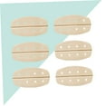 thumbnail image 5 of MUSEYA 6Pack Breathable Shoulder Pads for Bras for Women Stretchy Beige Removable Everyday Use, 5 of 8