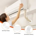 thumbnail image 2 of Uxcell 1-Pack Brida Dividida de Pared, Cubierta Redonda Autoadhesiva de ABS para Tubo de 45mm/1.77in [Blanco, 6.5mm/0.26in H], 2 of 6