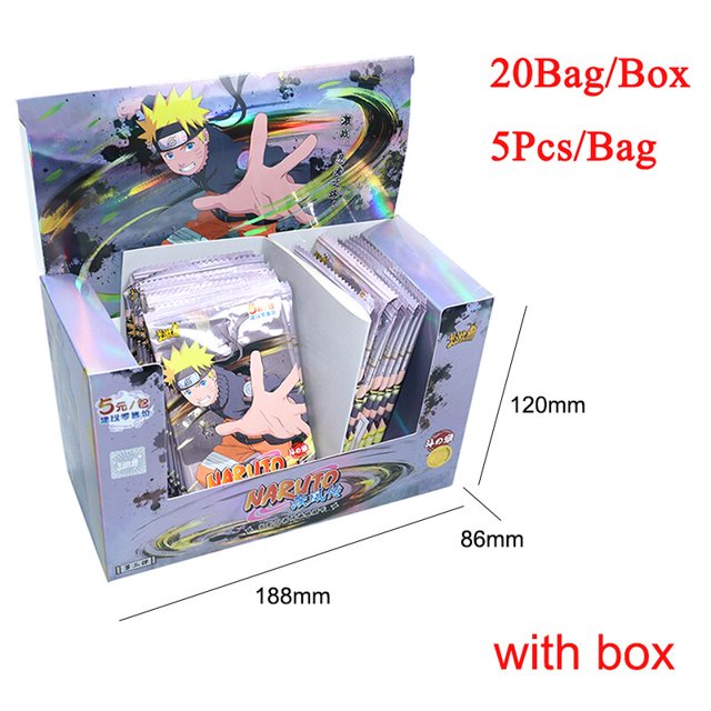 Cartas de Naruto de KAYOU para niños, colección de tarjetas de Anime genuino SV, dorado y plateado, Scroll Of Heaven Earth, Kakashi, Uchiha Obito, UR, juguete de regalo para niños, nuevo Fivean unisex