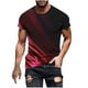 thumbnail image 1 of Camisetas de Manga Larga para Hombres Imprimir Fallow Cuello Redondo Camiseta, Moda Casual Manga Corta Mezcla de Algodón/Lino, 1 of 9